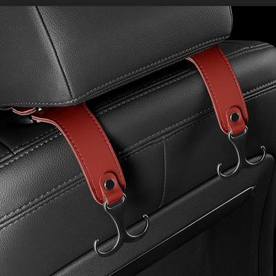Auto Rücksitzhaken Doppelte Kopfstütze Handtaschenhaken Starker Sitzaufhänger Halter Platzsparend Kopfstütze Handtaschenhaken Für Taschen Geldbörsen