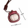 Natural Wood Carved Worry Stone Mini Handheld Handheld Ornament Wooden Keychain  Study Use