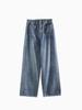 Women's High Waist Washed Straight Leg Jeans - Slimming, Versatile, Wide Leg Casual Pants for Spring 26