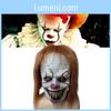 It Pennywise Horror Clown Masker Latex Voor Halloween Kostuum En Doe-het-zelf Feestdecoratie