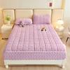 Hibiscus Tartar Thickened Fitted Winter Sheet Single Piece Thick Milk Velvet Bedspread Simmons Mattress Protector