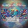 Mouse Pad Colorful Coral Reef Fish Gaming Printon Demand Custom Large HD Mousepad XXL Desk Mats Non-Slip Office Soft Table Mat