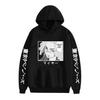 Tokyo Ghoul Anime 2D Cartoon Print Unisex Casual Hooded Sweatshirt