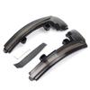 Compatible Dynamic LED Yellow Flowing Water Turn Signal Lights for Land Rover Range Rover Evoque LR4 Rearview Mirrors.