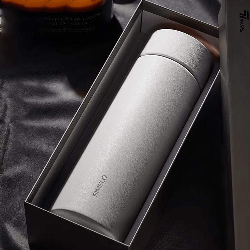 SIMELO Pure Titanium Thermos Cup