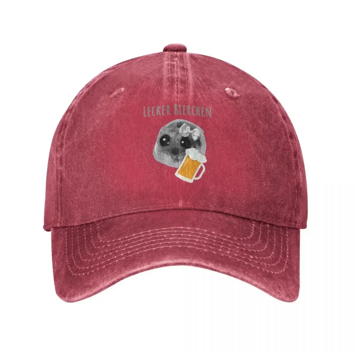 

Baseball Cap Delicious Beer Sad Hamster Tiktoc Meme Outfit Unisex Vintage Distressed Denim Washed Funny Snapback Cap One Size