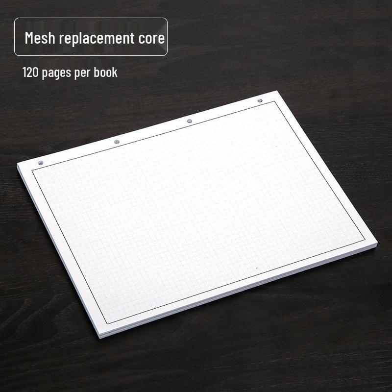 Designer s A4 Loose-Leaf Grid Paper Floor Plan Book - Customizable & Removable Pages Form Removable