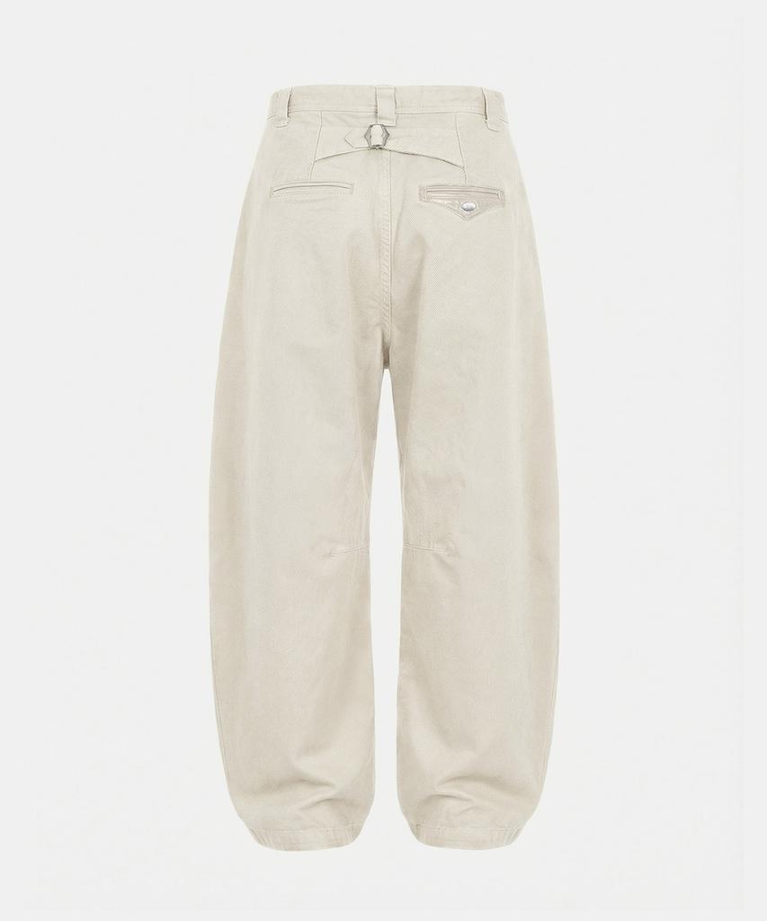 BADBLOOD Mystic Formal Curved Chino Pants - Cream