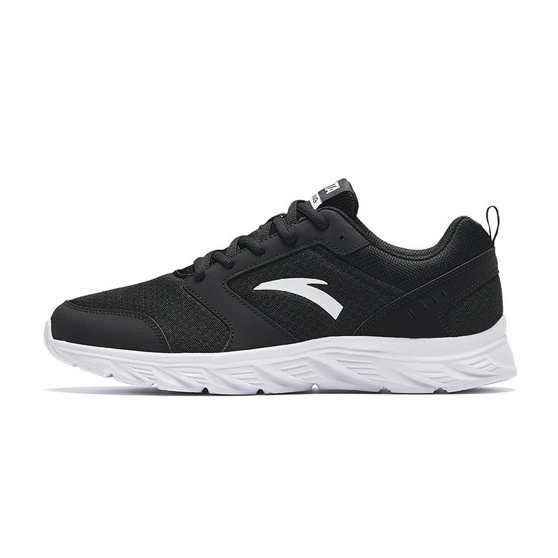 

new Anta Running Collection Cushioning Abrasion Resistant Breathable Low Top Casual Running Shoes Men s Black White 43