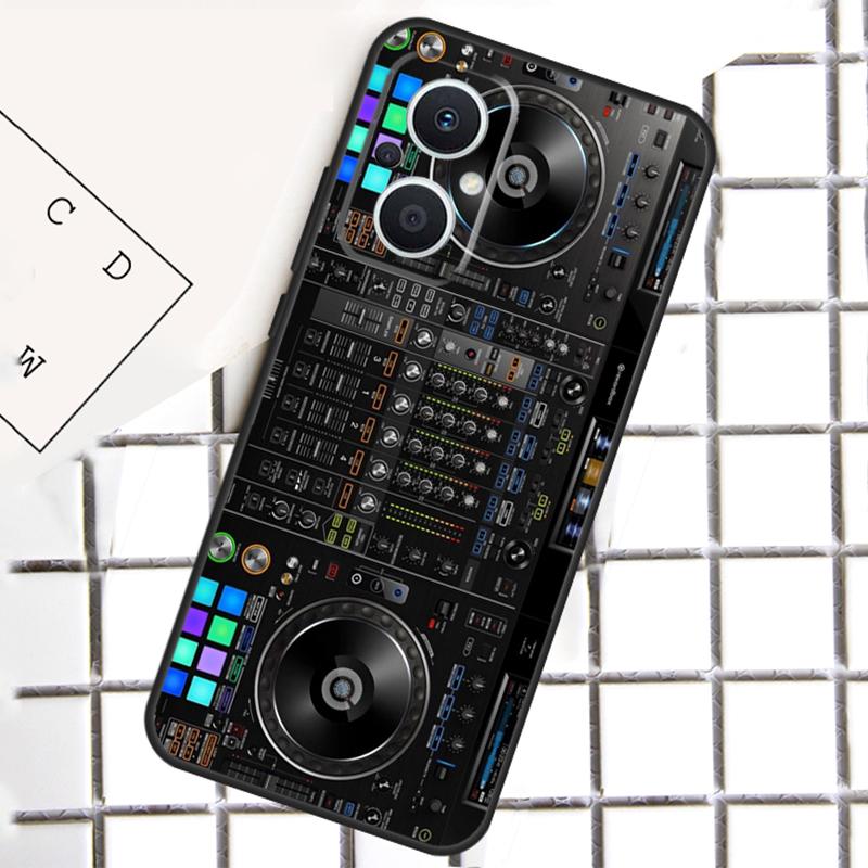 DJ Mixer Deck Controller Phone Case For OPPO Reno 8T 7 8 Lite 14F 14 13 12 11 F 10 Pro OPPO Find X8 X6 X5 X9 Pro Cover
