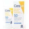 CeraVe Cremă de protecție solară 100% Minerală SPF 50 | Cremă de protecție solară pentru față cu Oxid de Zinc și Dioxid de Titan pentru Piele Sensibilă | 2,5 oz, 1 Pachet (Ambalajul poate varia)