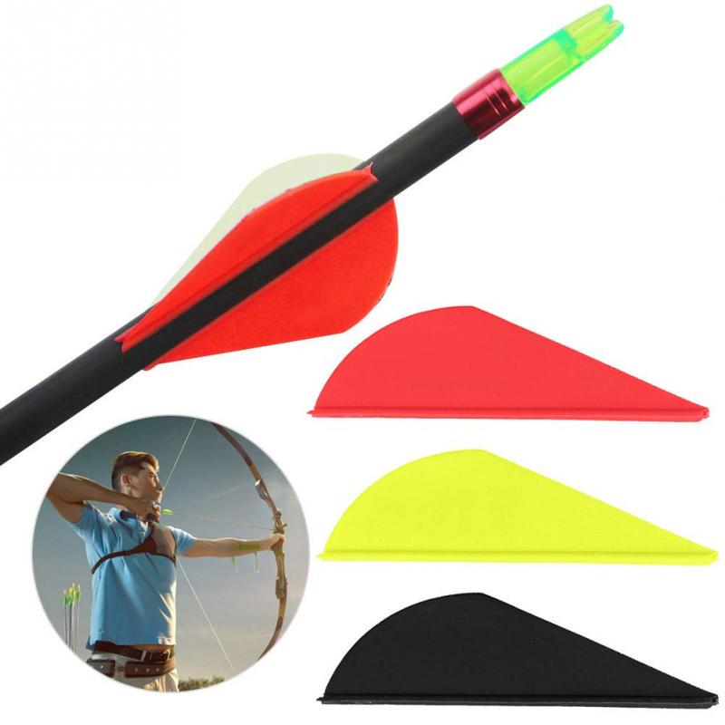 Empennages Flèche Tir à L'arc - 30 Pièces En Caoutchouc 3 Pouces - 6 Couleurs Disponibles