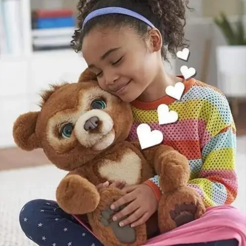 25cm Teddy Bear Plush Toy Curious Bear Pet Friend Cute Doll Pillow Children's Gift