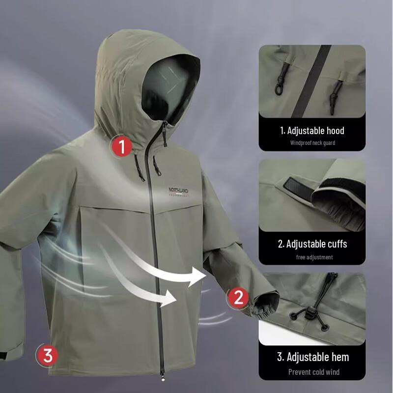 NORTHLAND Men's Veer Spring/Summer Outdoor Jacket NWJET5350S