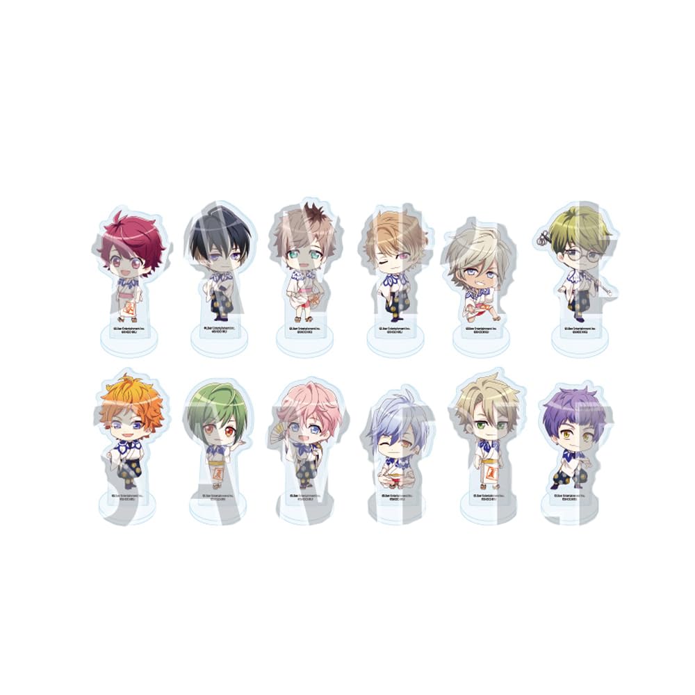 A3 x Кабуки 01 [Иллюстрация мини-персонажей] Акриловая мини-подставка Полный набор (Коробка из 12 штук)