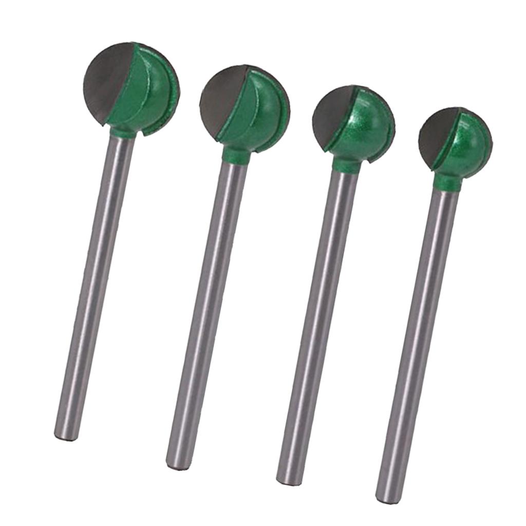 Satın alın 6mm Shank Woodworking Ball Cutter Router Bits Carving Blades ...