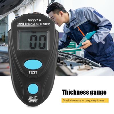 Mini jauge d'épaisseur numérique, testeur de Film de peinture de voiture, compteur de revêtement électrique