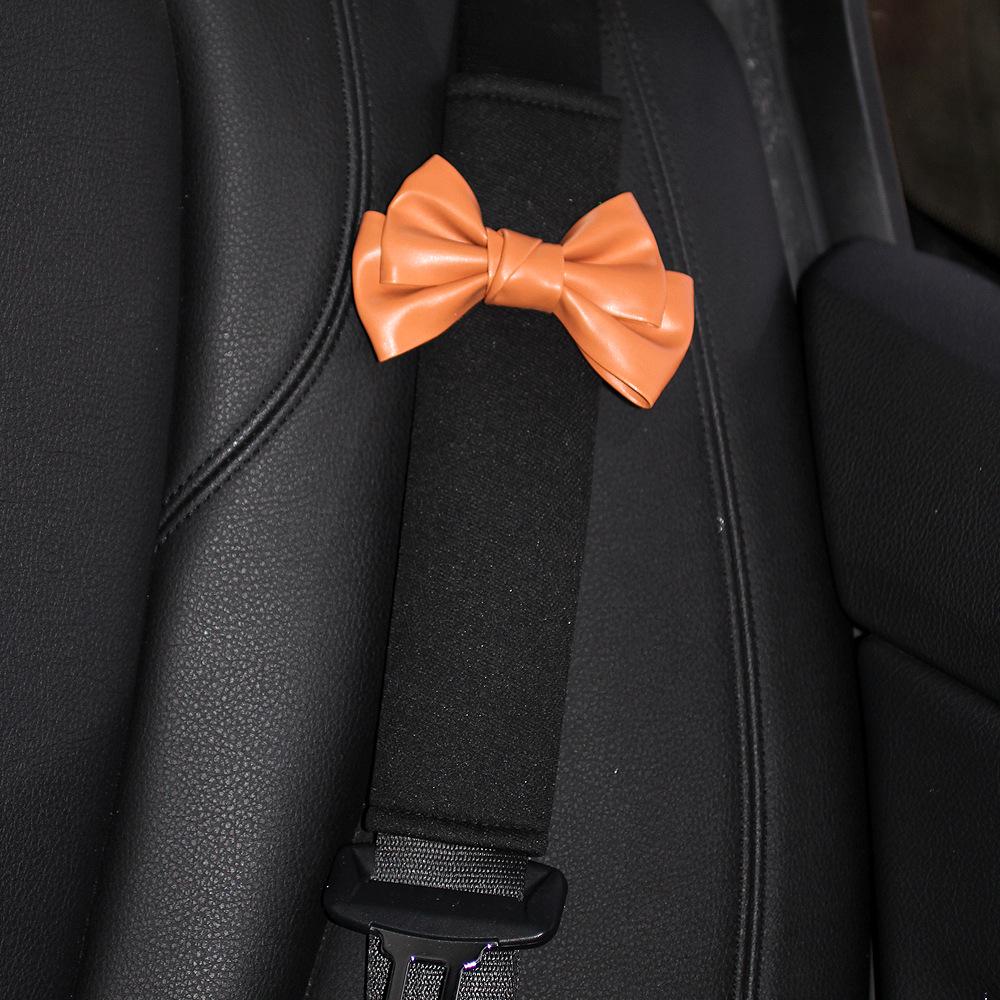Summer Cartoon Car Seat Belt Shoulder Pads - Cute Car Interior Decoration for Women, Pair