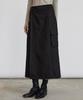 ITOV SEOUL Cargo Long Wrap Skirt Bk