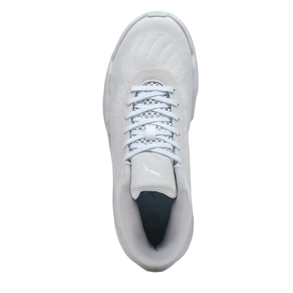 Puma Court Pro 2 Comfortable Classic Versatile Simple Fabric Synthetic Leather Mid-Top Basketball Shoes Unisex Sneaker White 312180-04