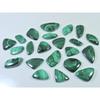 22Pcs Natural Green Malachite Fancy Cabochon Loose Gemstone 297Cts. Lot C-482