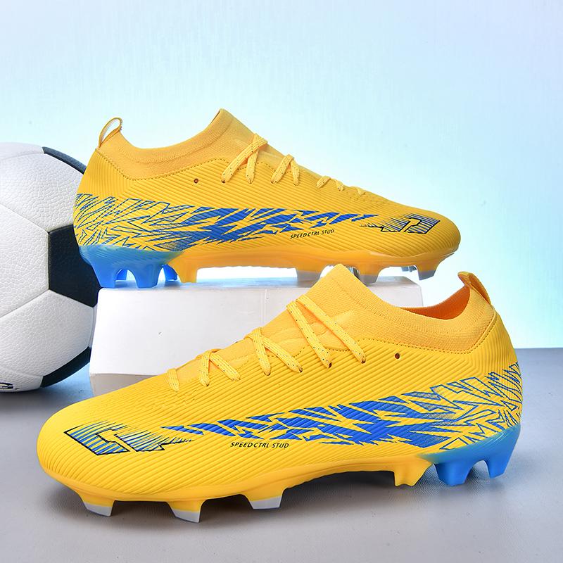 Nuove Scarpe da Calcio da Uomo Alta Qualità Caviglia Alta Antiscivolo Outdoor Ultraleggere Indoor Scarpe da Calcio Scarpe Sportive Futsal Antiscivolo
