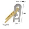 Intelligence Puzzle Zinc Alloy Disentanglement Rings - Unlock Nine Linked Rings Kongming Luban Lock Educational Toy
