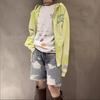 Grenzüberschreitende amerikanische Trendmarke GALLERY DEPT schrittweise Veränderung Loch raue Kante Jeansshorts Herren und Damen High Street Fünf-Punkt-Hosen