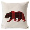 Cushion Cover Christmas Car Red Pillow Cover Bed Cushion Pillow Linen