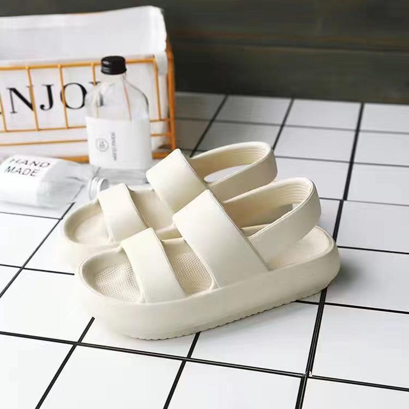 Sandály se silnou podrážkou Dámské pantofle Dámské Super měkké Sandály z EVA Venkovní nošení Protiskluzové Zesílení