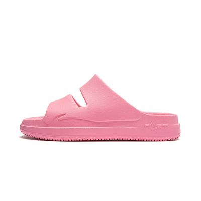Li Ning Soft Clap Dicksohl Höhermachende Trendige Leichte Rebound Lässige Rutschfeste Pantoletten Unisex Sandalen Feenhaft-Rosa AGAU005-8
