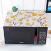 1Pcs Waterproof Microwave Dust Cover with Storage Pocket Top Dust Cloth New Oven Cover