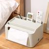 Household Napkin Tissue Box Multifunctional Storage Remote Control Holder Sundries Boxes for Room, Bathroom