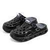 Sandals are fashionable and versatile, personalized and trendy, two-wear travel, summer hole shoes, hollow thick soles, comfortable sandals