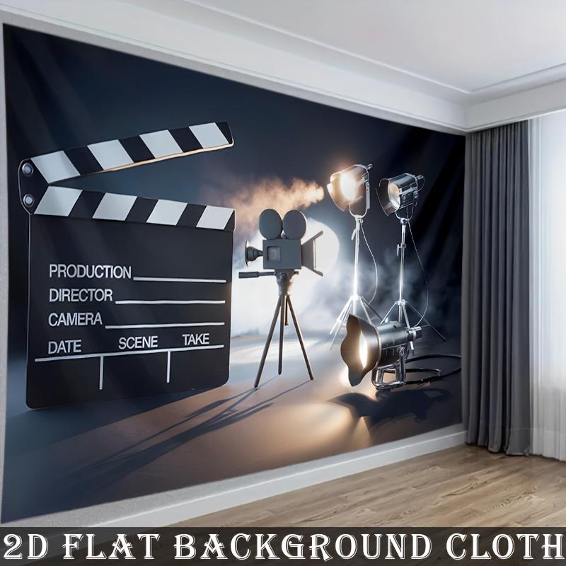VIKAMA Director Board Maker Téma Dekorace Tapiserie Filmový nadšenec Místnost Retro průmyslový styl Rekvizity Podkladová látka
