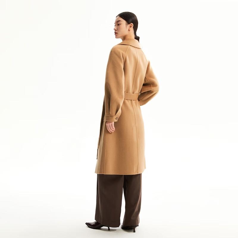 VEROMODA Women's Wool Blend Mid-Length Coat