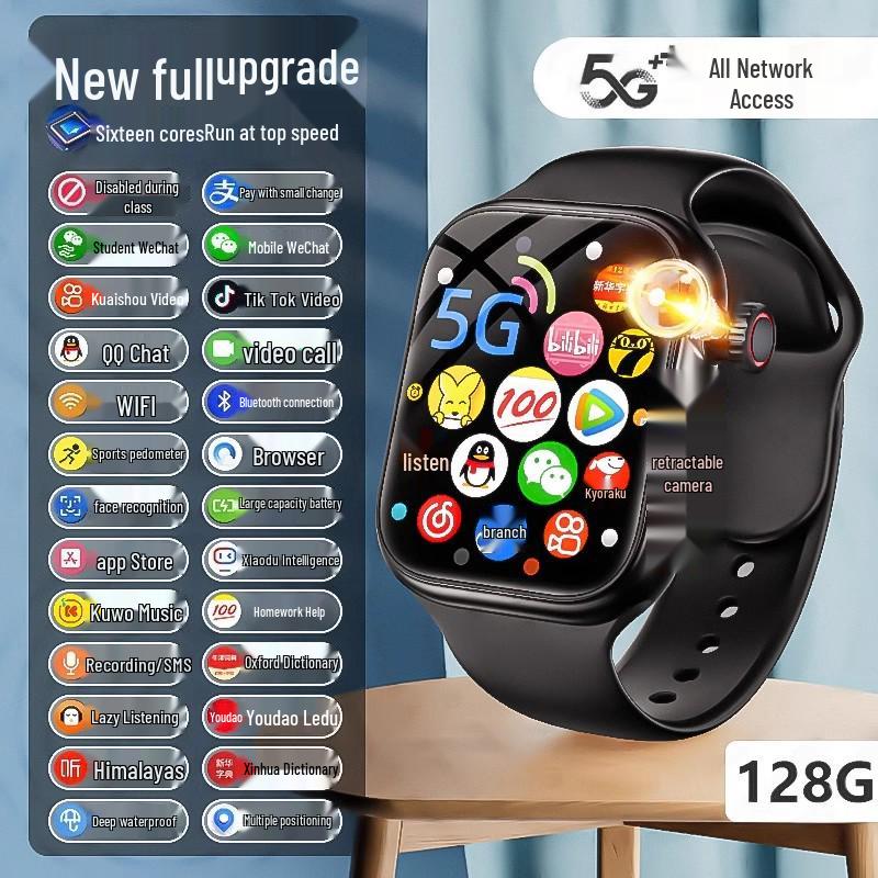 

Детские 5G GPS часы-телефон с видеозвонками и режимом На занятиях