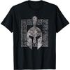 Spartan Warrior Helmet Ancient Greek Vintage T-Shirt(1)