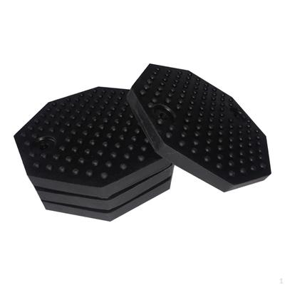 4 Pieces Auto Lift Hoist Octagon Rubber Lifting Arm Pads Universal Anti Slip Easy Installation Car