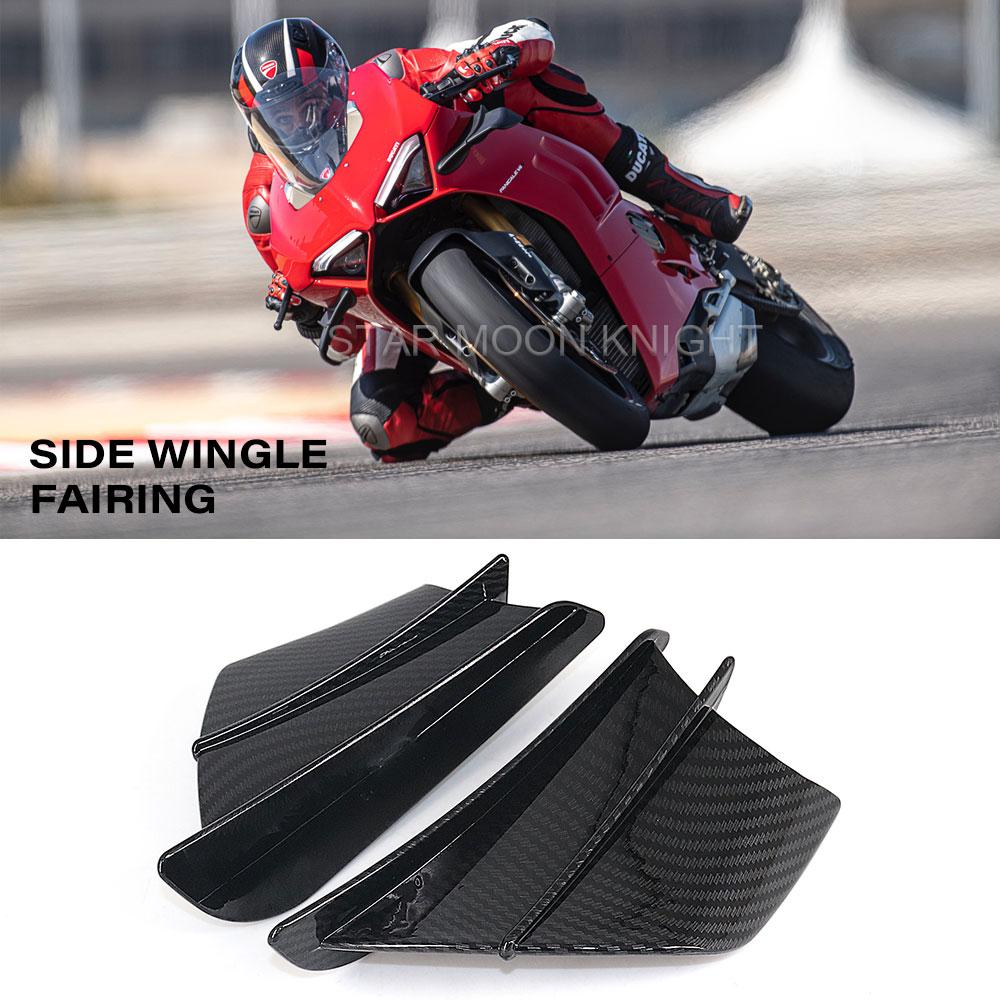 Motorcycle Fairing Side Winglet Aerodynamic Wing Deflector Spoiler For Ducati Panigale V2 V4 899 959 1198 1199 1299 Panigale R