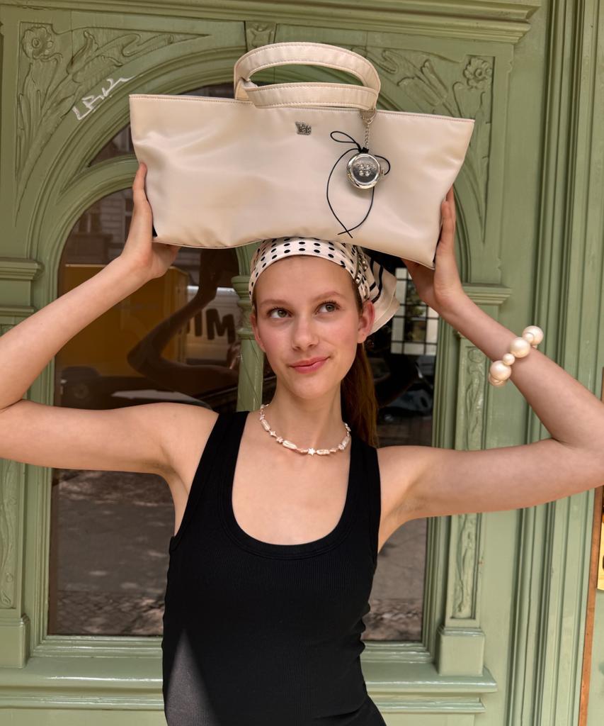 Isaiah Paper Boat Bag (Ivory)