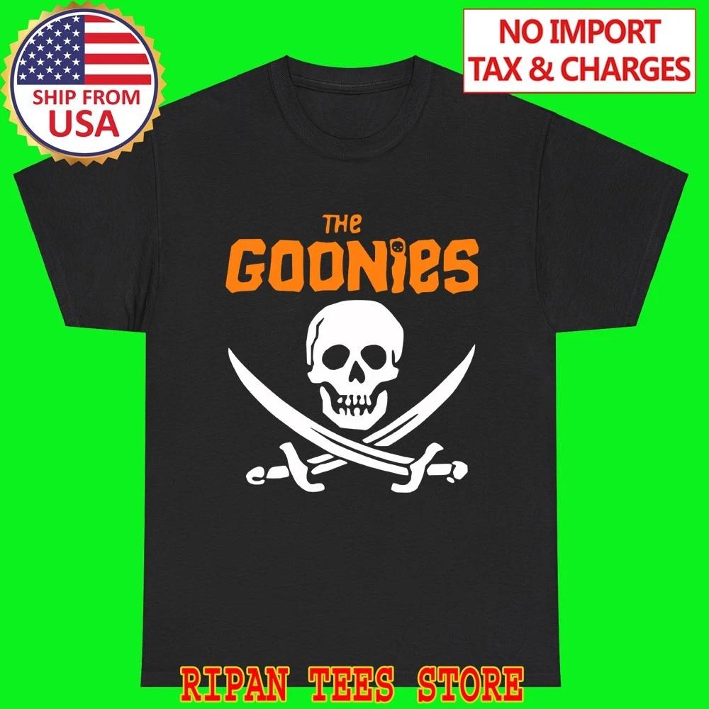 The Goonies Pirates Movie Black T-Shirt Tee Top Unisex M