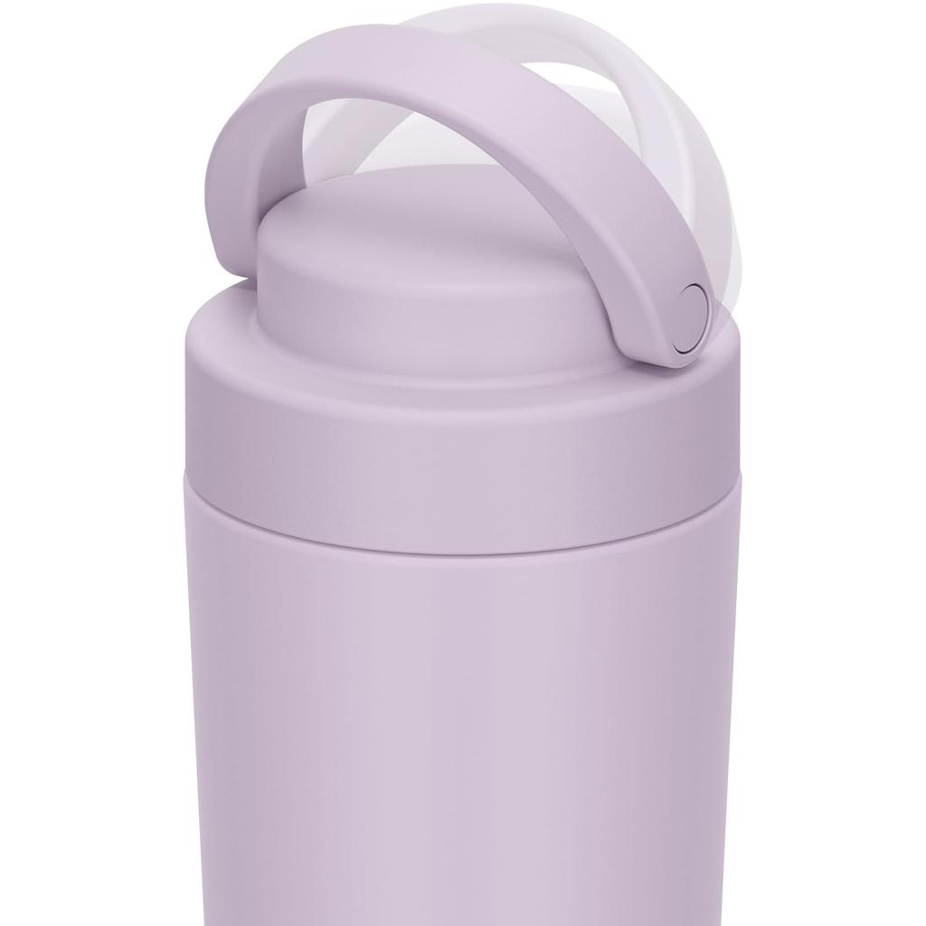 Thermos Vacuum Insulated Portable Tumbler with Carry LIL Dishwasher-Safe Handle, 320ml, Lilac, JOV-321