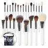 FEIYAN Luxury 16-Piece Kabuki Makeup Kit High Quality Synthetic Hair Custom Logo Flat Eye Makeup Private Label for Face Use