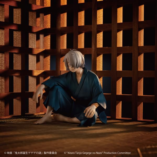 Série film Zrození záhady otce Tenohiry Přibližně 90mm PVC kompletní figurka GEM. ``Kitaro Gegege'' Kitaro's Pre-painted