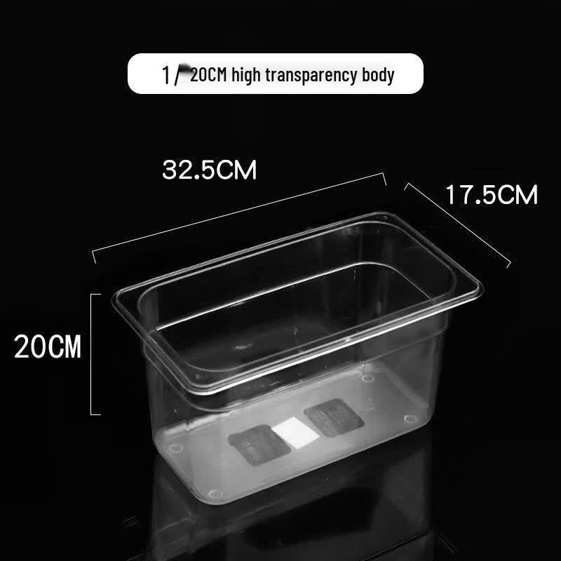 Acrylic Transparent Food Pan Display Box