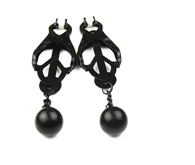 Breast-Fed Sex Toy Nipple Clamps Metal Chain Adjustable Breast Labia Clips Clit Exotic Sex Toys for Couple Flirting BDSM Tools