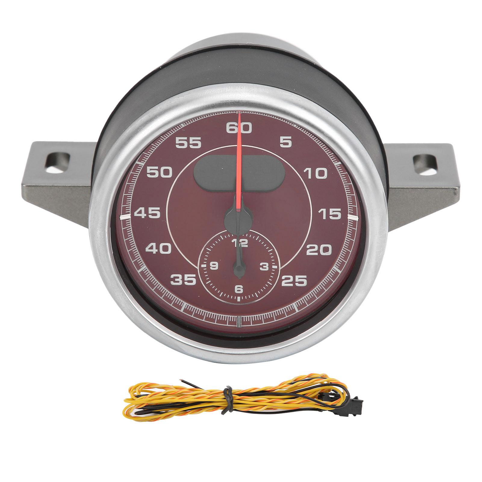 Часы-приборная панель Автомобильный интерьер Переупаковка Замена для MACAN 2014–2021 Red