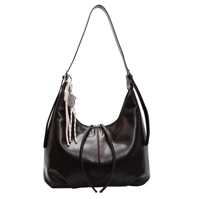 Simple and versatile large-capacity tote bag women's 2025 summer Korean version fashionable and versatile shoulder bag premium messenger bag