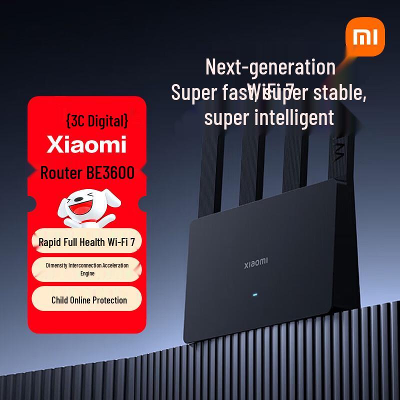 

Xiaomi MI Router BE3600 WiFi 7 3600M (CN version)